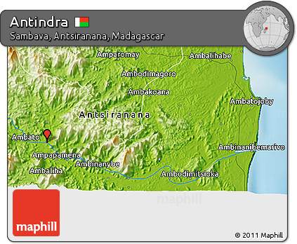 Physical 3D Map of Antindra