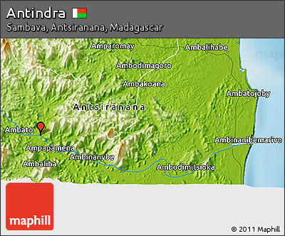 Physical 3D Map of Antindra