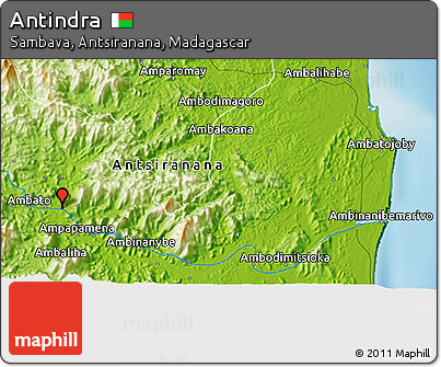 Physical 3D Map of Antindra