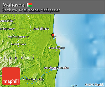 Physical Map of Mahasoa