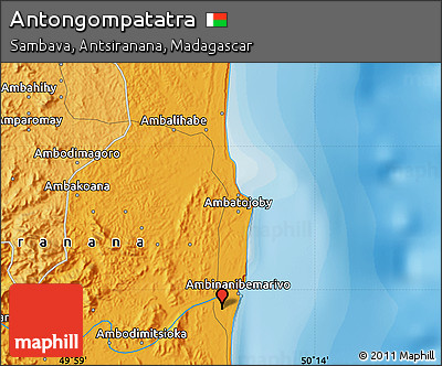 Political Map of Antongompatatra