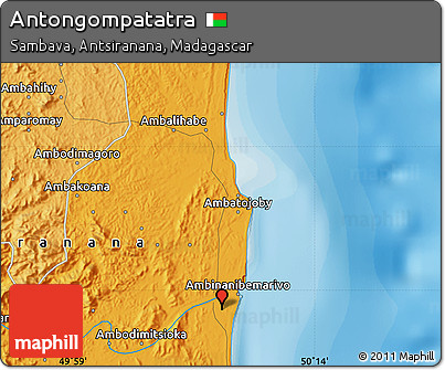 Political Map of Antongompatatra