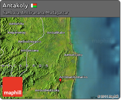 Satellite Map of Antakoly