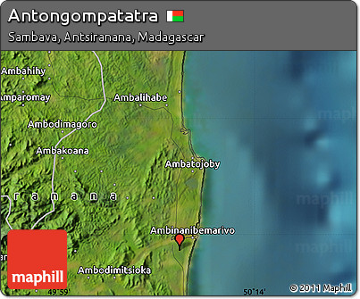 Satellite Map of Antongompatatra