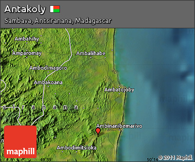 Satellite Map of Antakoly