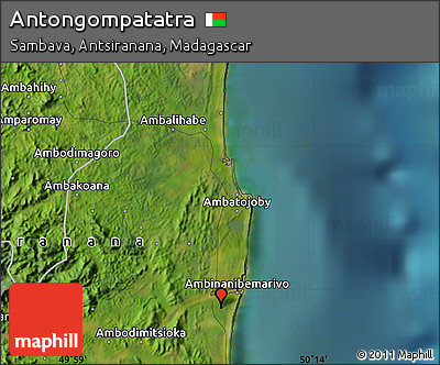 Satellite Map of Antongompatatra