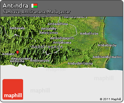 Satellite Panoramic Map of Antindra