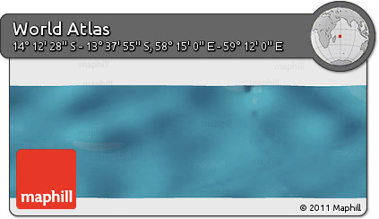Satellite Panoramic Map of the Area around 13° 55' 11" S, 58° 43' 30" E