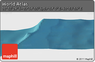 Satellite Panoramic Map of the Area around 13° 55' 11" S, 60° 25' 29" E