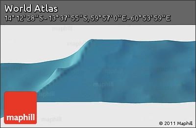 Satellite Panoramic Map of the Area around 13° 55' 11" S, 60° 25' 29" E