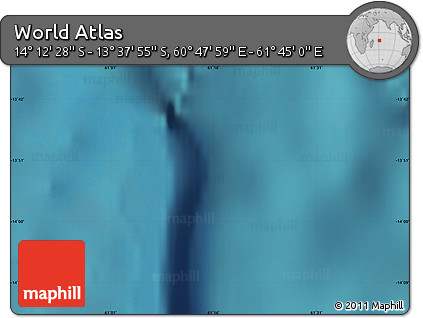 Satellite Map of the Area around 13° 55' 11" S, 61° 16' 29" E