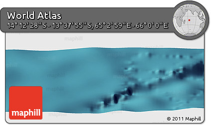 Satellite Panoramic Map of the Area around 13° 55' 11" S, 65° 31' 30" E