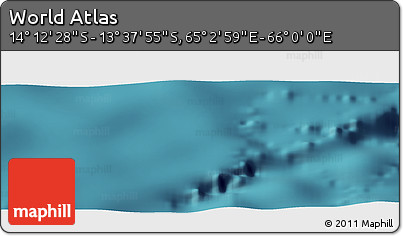 Satellite Panoramic Map of the Area around 13° 55' 11" S, 65° 31' 30" E