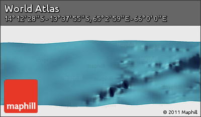 Satellite Panoramic Map of the Area around 13° 55' 11" S, 65° 31' 30" E