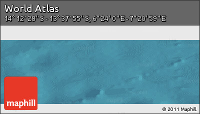 Satellite Panoramic Map of the Area around 13° 55' 11" S, 6° 52' 30" E