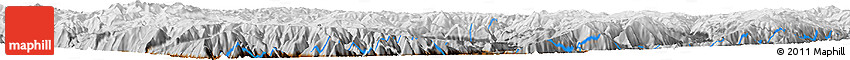 Physical Horizon Map of the Area around 13° 55' 11" S, 72° 10' 30" W