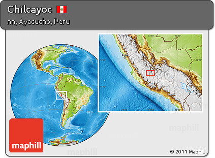 Physical Location Map of Chilcayoc