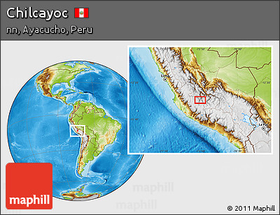 Physical Location Map of Chilcayoc