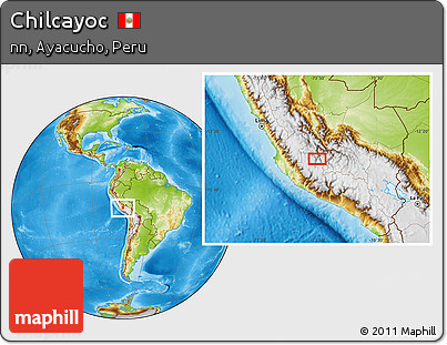 Physical Location Map of Chilcayoc
