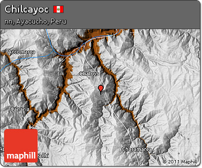 Physical Map of Chilcayoc