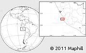 Blank Location Map of Paracas