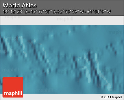 Satellite 3D Map of the Area around 13° 55' 11" S, 82° 22' 30" W