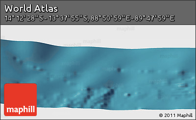 Satellite Panoramic Map of the Area around 13° 55' 11" S, 89° 19' 29" E