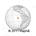 Outline Map of the Area around 13° 55' 11" S, 93° 25' 30" W, rectangular outline