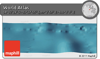Satellite Panoramic Map of the Area around 13° 55' 11" S, 99° 31' 30" E