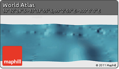 Satellite Panoramic Map of the Area around 13° 55' 11" S, 99° 31' 30" E