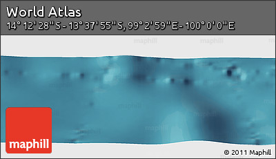 Satellite Panoramic Map of the Area around 13° 55' 11" S, 99° 31' 30" E