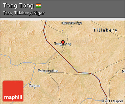 Satellite 3D Map of Tong Tong