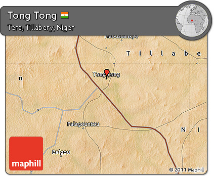 Satellite Map of Tong Tong