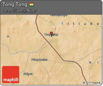 Satellite Map of Tong Tong