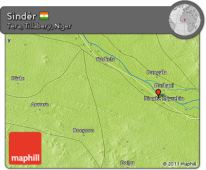 Physical 3D Map of Sindèr