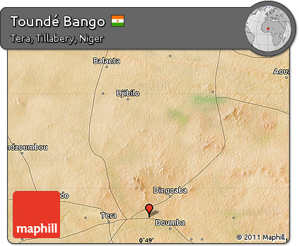 Satellite Map of Toundé Bango