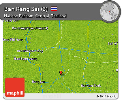 Physical 3D Map of Ban Rang Sai (2)