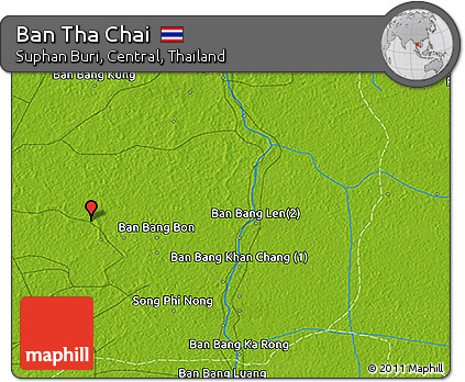 Physical 3D Map of Ban Tha Chai
