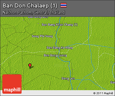 Physical 3D Map of Ban Don Chalaep (1)