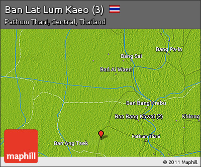 Physical 3D Map of Ban Lat Lum Kaeo (3)