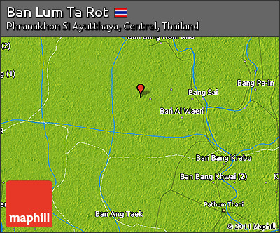 Physical 3D Map of Ban Lum Ta Rot