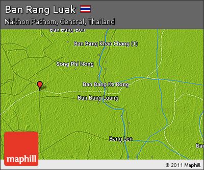 Physical 3D Map of Ban Rang Luak