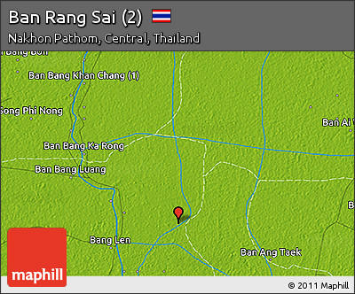 Physical 3D Map of Ban Rang Sai (2)
