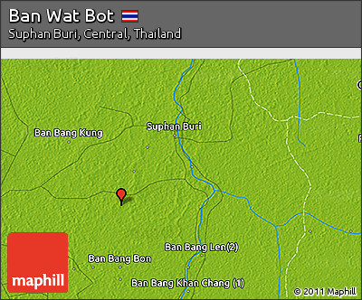 Physical 3D Map of Ban Wat Bot