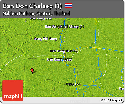 Physical 3D Map of Ban Don Chalaep (1)