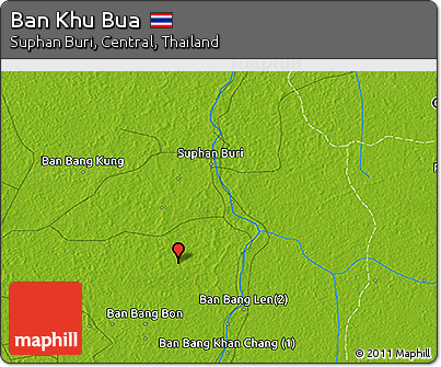Physical 3D Map of Ban Khu Bua