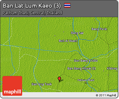 Physical 3D Map of Ban Lat Lum Kaeo (3)