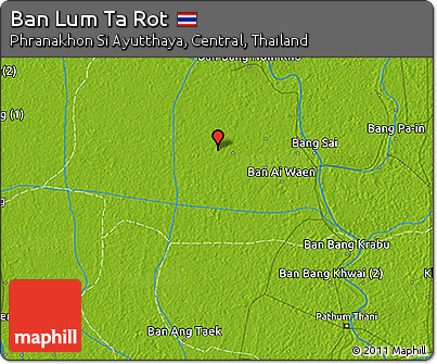 Physical 3D Map of Ban Lum Ta Rot