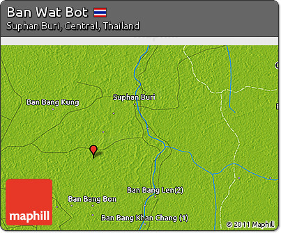 Physical 3D Map of Ban Wat Bot