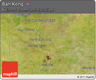 Satellite 3D Map of Ban Kong